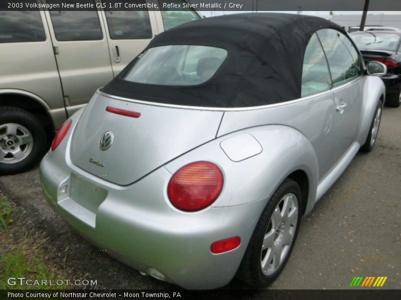 Reflex Silver Metallic / Grey 2003 Volkswagen New Beetle GLS 1.8T Convertible