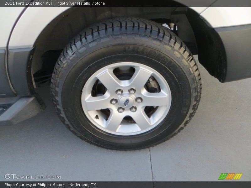 Ingot Silver Metallic / Stone 2011 Ford Expedition XLT