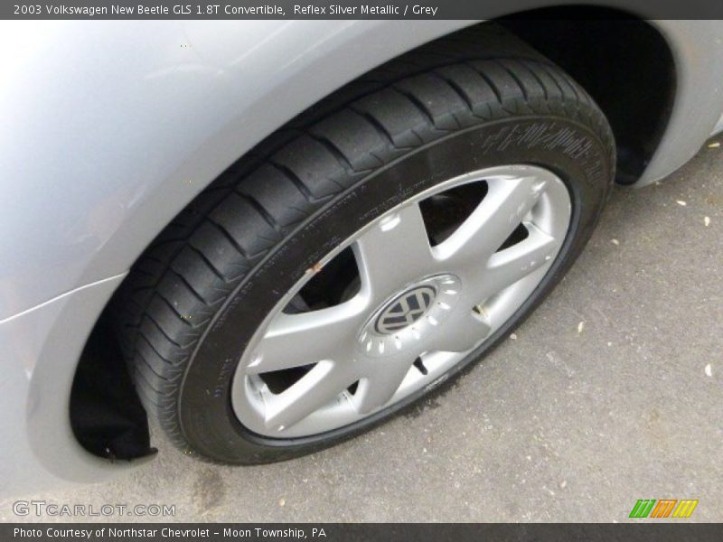 Reflex Silver Metallic / Grey 2003 Volkswagen New Beetle GLS 1.8T Convertible