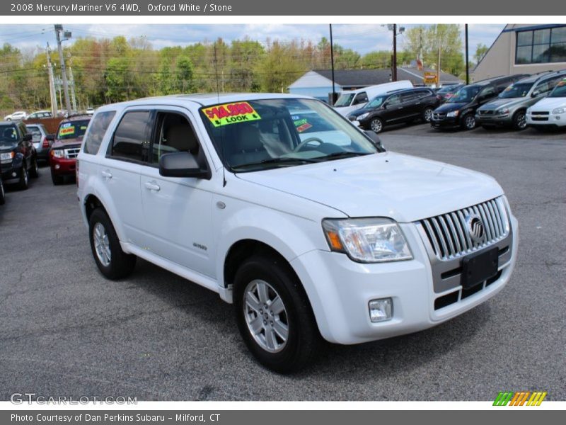 Oxford White / Stone 2008 Mercury Mariner V6 4WD