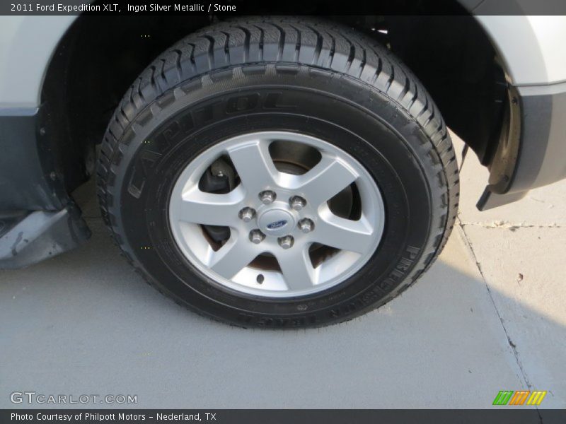 Ingot Silver Metallic / Stone 2011 Ford Expedition XLT