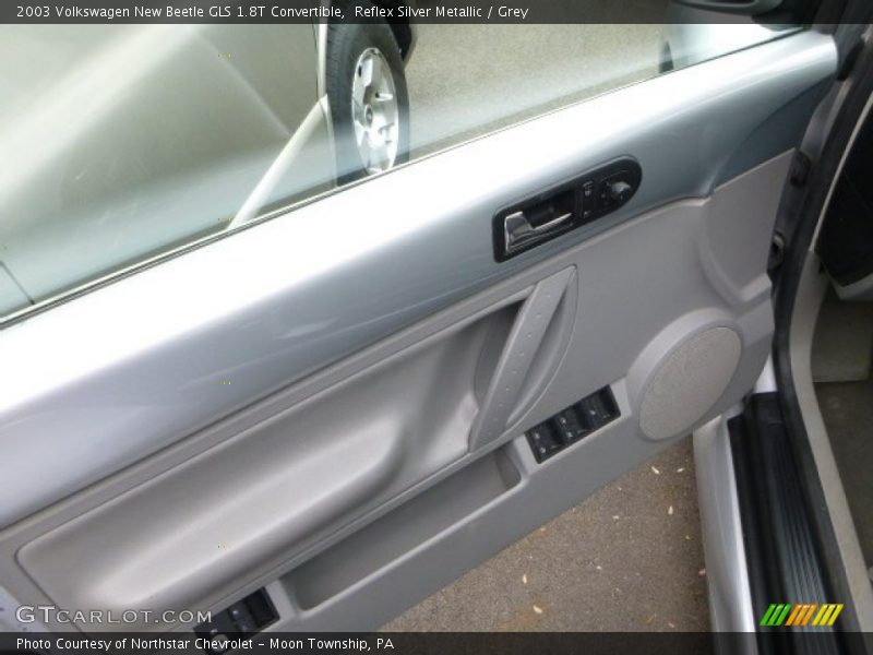 Reflex Silver Metallic / Grey 2003 Volkswagen New Beetle GLS 1.8T Convertible