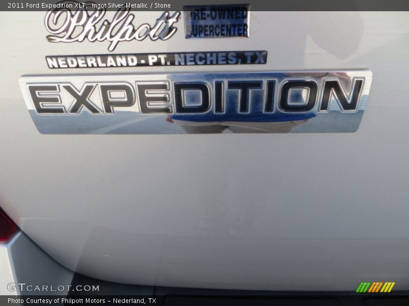 Ingot Silver Metallic / Stone 2011 Ford Expedition XLT