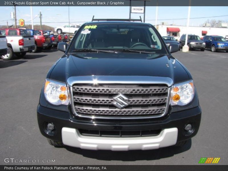 Gunpowder Black / Graphite 2012 Suzuki Equator Sport Crew Cab 4x4
