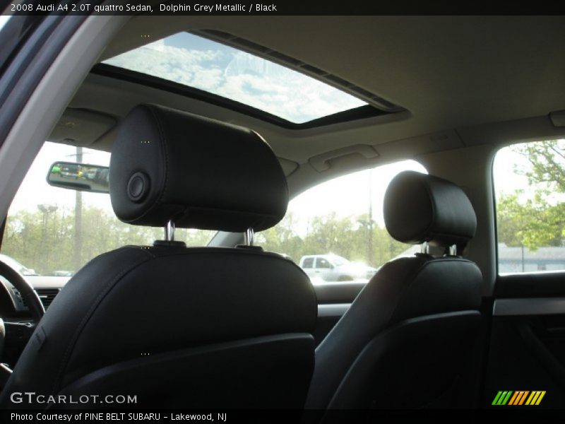 Dolphin Grey Metallic / Black 2008 Audi A4 2.0T quattro Sedan
