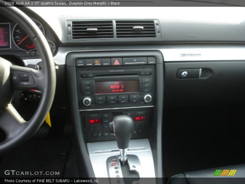 Dolphin Grey Metallic / Black 2008 Audi A4 2.0T quattro Sedan