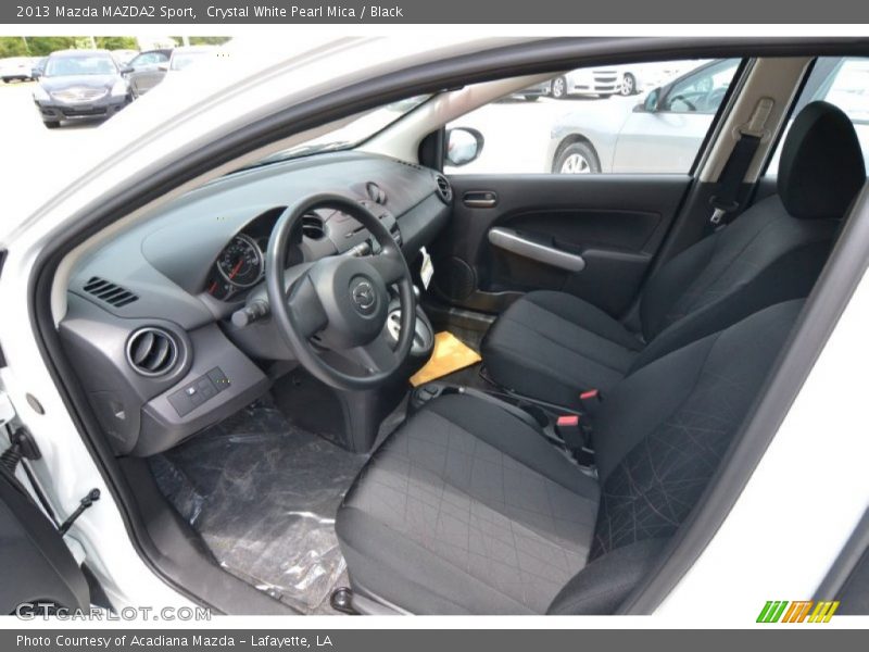 Crystal White Pearl Mica / Black 2013 Mazda MAZDA2 Sport