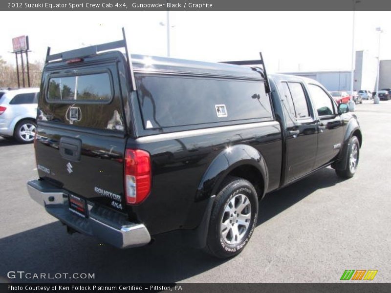 Gunpowder Black / Graphite 2012 Suzuki Equator Sport Crew Cab 4x4