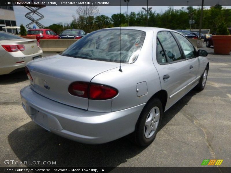 Ultra Silver Metallic / Graphite 2002 Chevrolet Cavalier Sedan