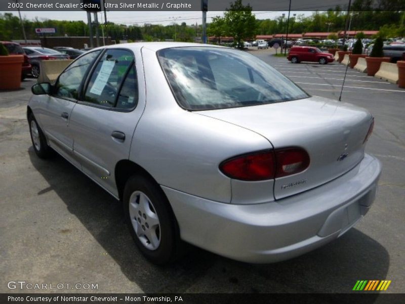 Ultra Silver Metallic / Graphite 2002 Chevrolet Cavalier Sedan