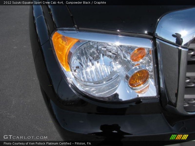 Gunpowder Black / Graphite 2012 Suzuki Equator Sport Crew Cab 4x4