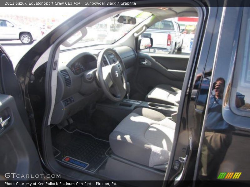  2012 Equator Sport Crew Cab 4x4 Graphite Interior