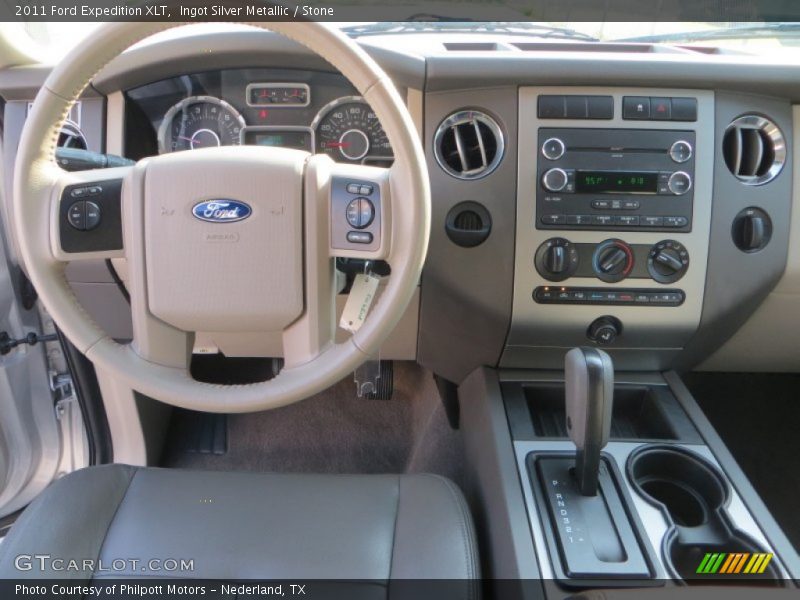 Ingot Silver Metallic / Stone 2011 Ford Expedition XLT