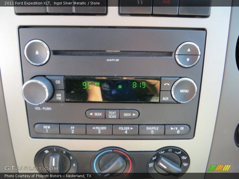 Ingot Silver Metallic / Stone 2011 Ford Expedition XLT