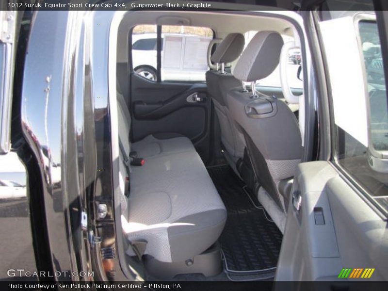 Rear Seat of 2012 Equator Sport Crew Cab 4x4