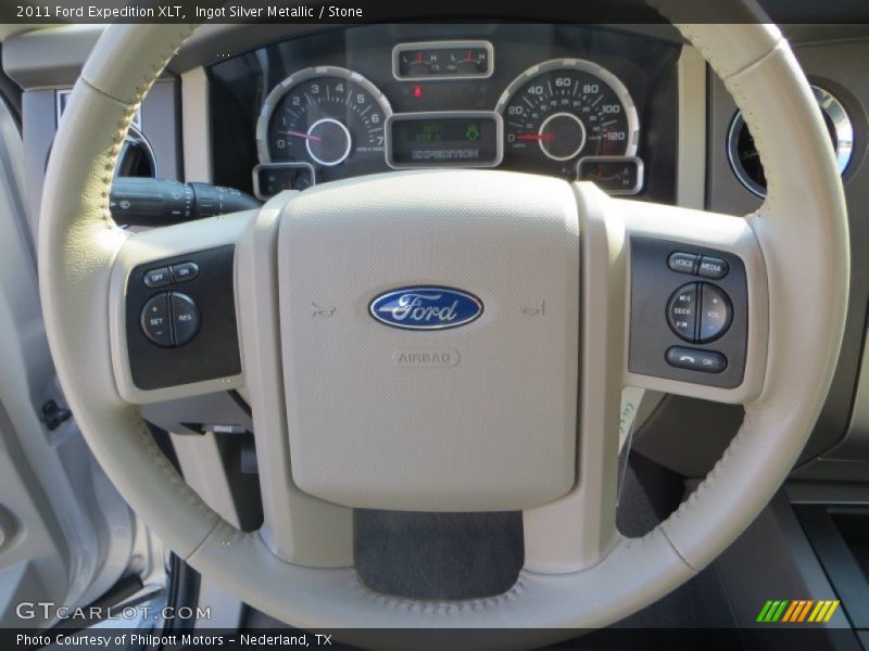 Ingot Silver Metallic / Stone 2011 Ford Expedition XLT