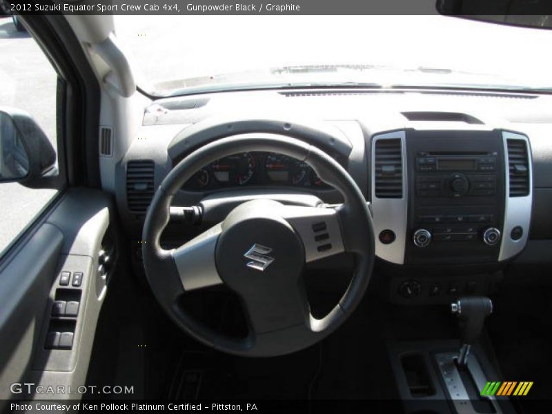 Gunpowder Black / Graphite 2012 Suzuki Equator Sport Crew Cab 4x4