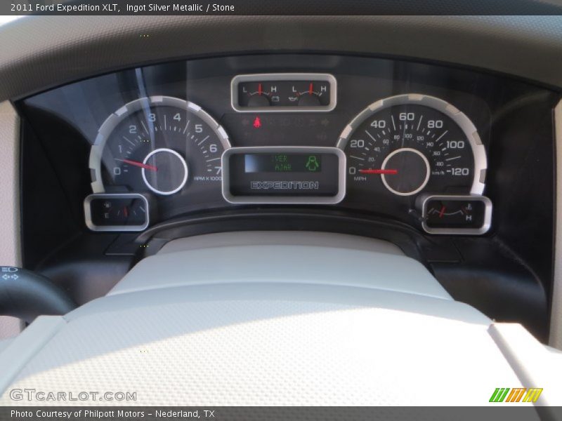 Ingot Silver Metallic / Stone 2011 Ford Expedition XLT