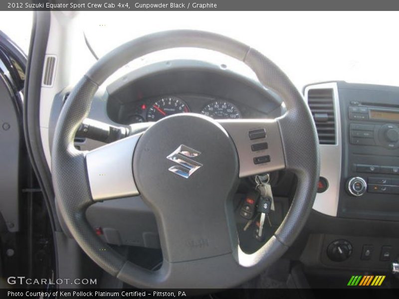 Gunpowder Black / Graphite 2012 Suzuki Equator Sport Crew Cab 4x4