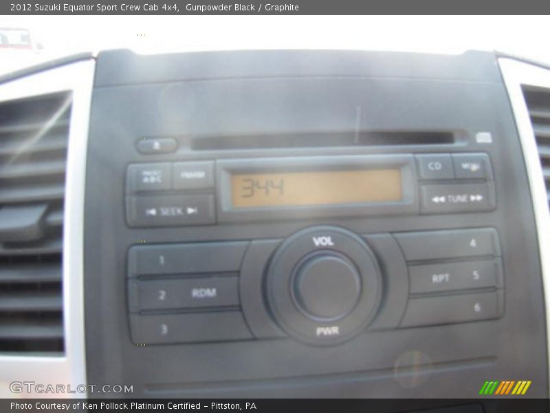 Gunpowder Black / Graphite 2012 Suzuki Equator Sport Crew Cab 4x4