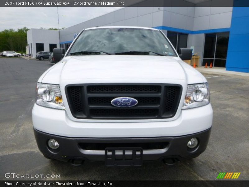 Oxford White / Medium Flint 2007 Ford F150 FX4 SuperCab 4x4