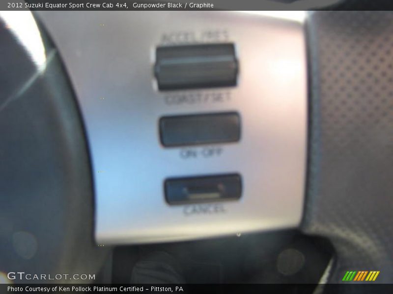 Gunpowder Black / Graphite 2012 Suzuki Equator Sport Crew Cab 4x4