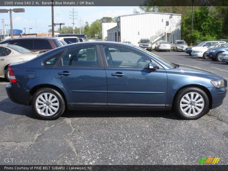 Barents Blue Metallic / Off Black 2005 Volvo S40 2.4i