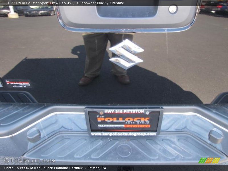 Gunpowder Black / Graphite 2012 Suzuki Equator Sport Crew Cab 4x4