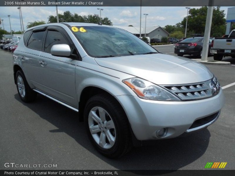 Brilliant Silver Metallic / Charcoal 2006 Nissan Murano SL