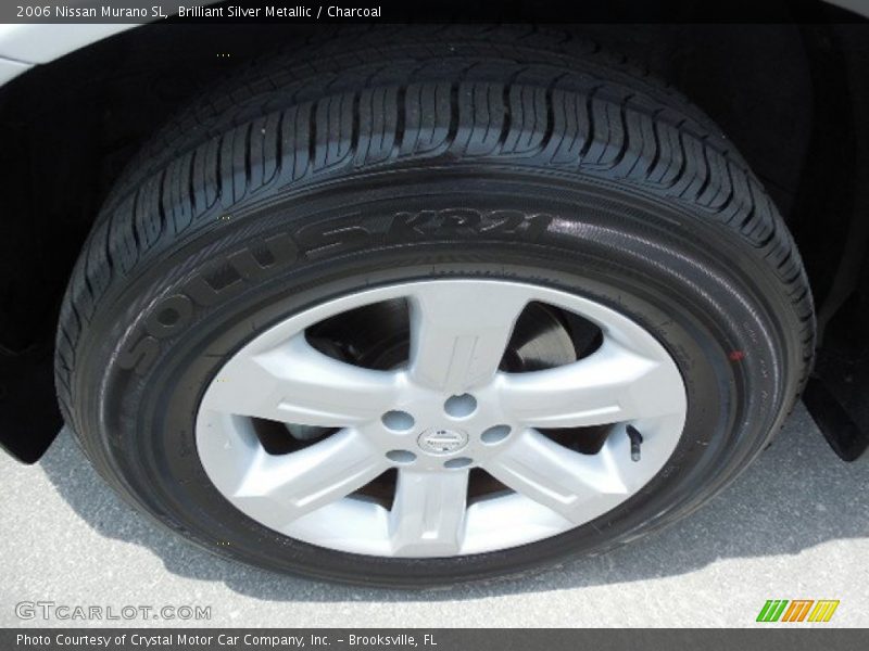 Brilliant Silver Metallic / Charcoal 2006 Nissan Murano SL