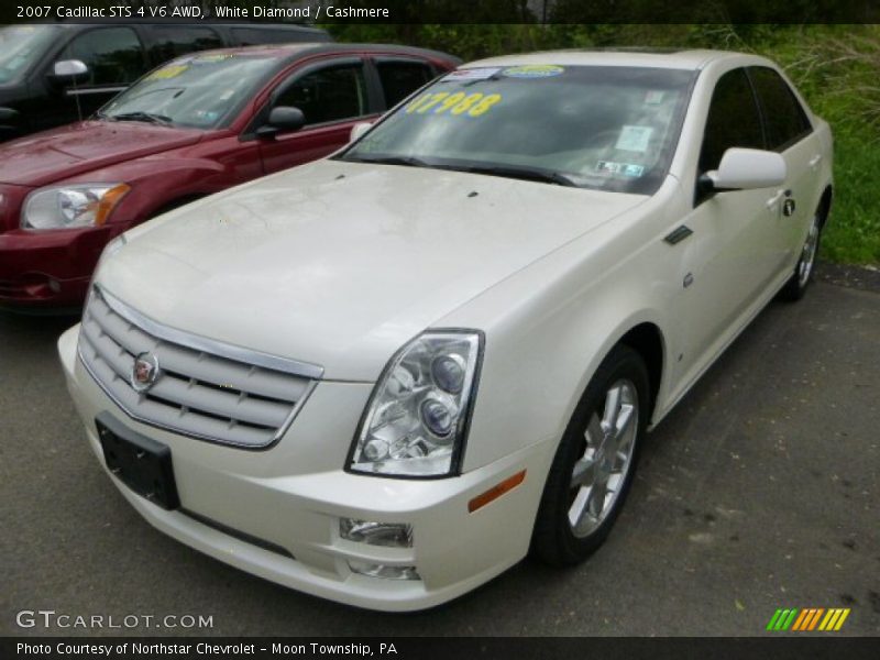 White Diamond / Cashmere 2007 Cadillac STS 4 V6 AWD