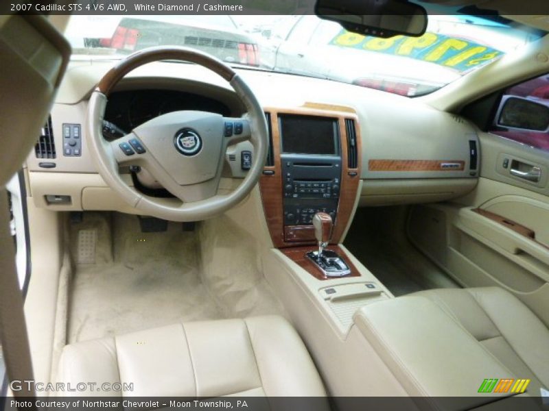 White Diamond / Cashmere 2007 Cadillac STS 4 V6 AWD