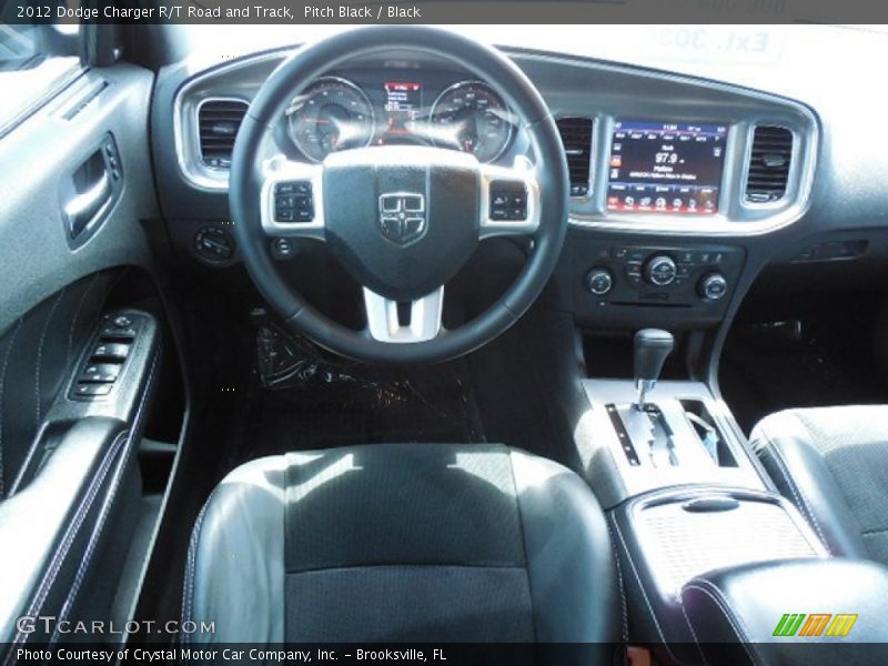 Pitch Black / Black 2012 Dodge Charger R/T Road and Track