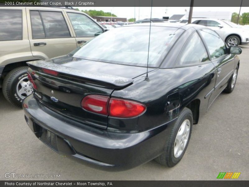 Black / Graphite 2001 Chevrolet Cavalier Coupe