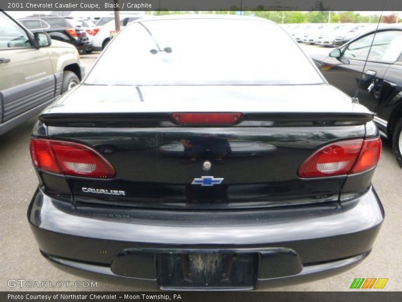 Black / Graphite 2001 Chevrolet Cavalier Coupe