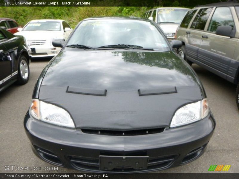 Black / Graphite 2001 Chevrolet Cavalier Coupe
