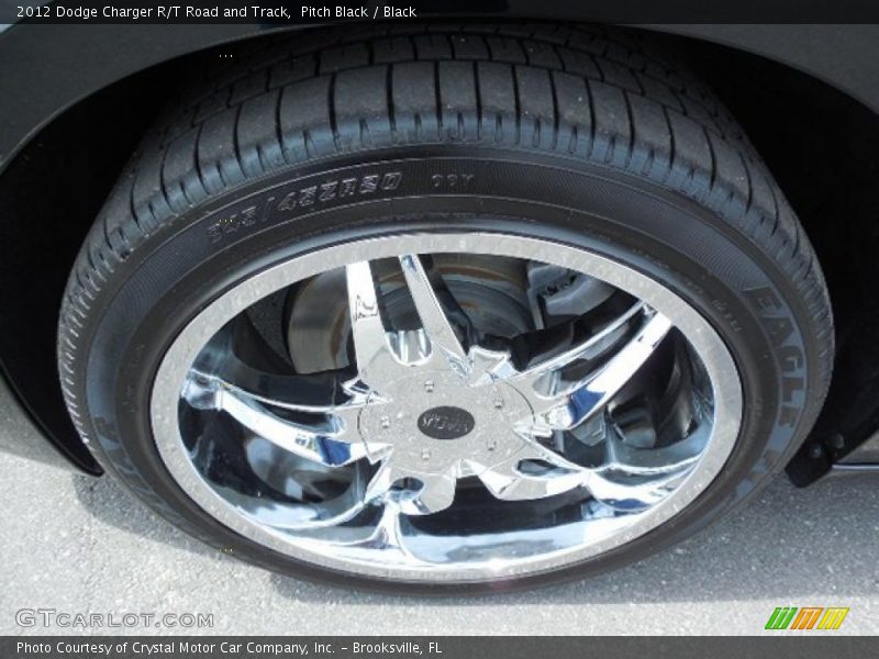 Custom Wheels of 2012 Charger R/T Road and Track