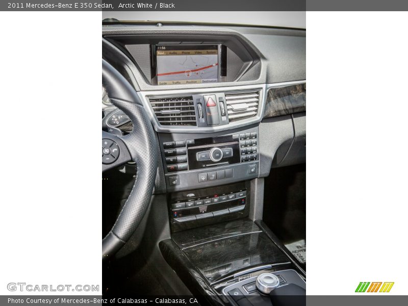 Arctic White / Black 2011 Mercedes-Benz E 350 Sedan