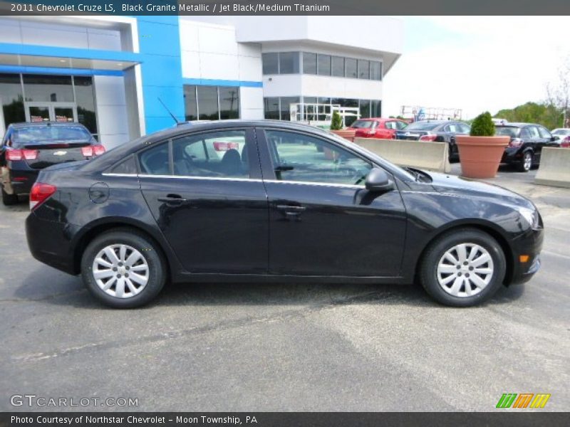 Black Granite Metallic / Jet Black/Medium Titanium 2011 Chevrolet Cruze LS