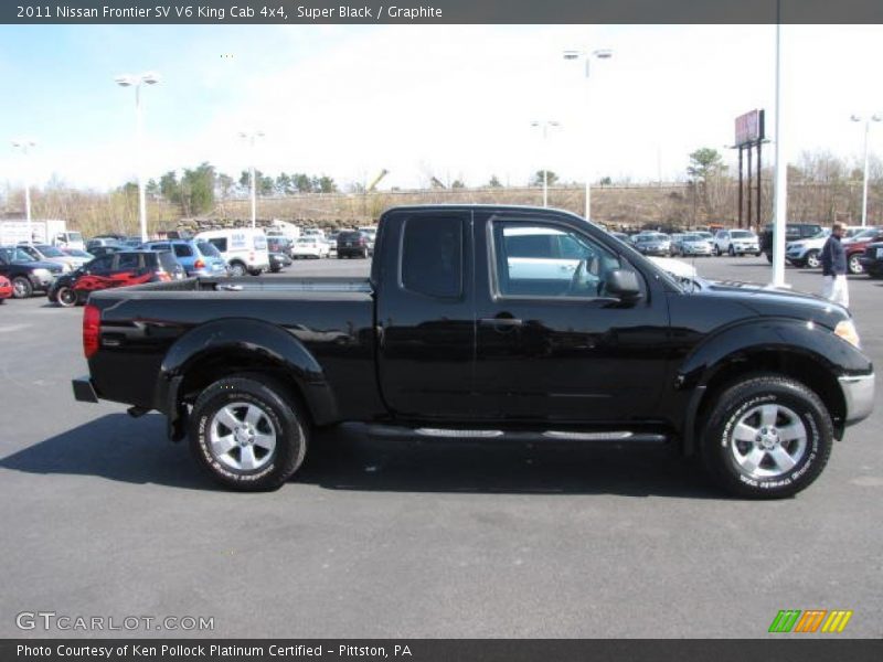 Super Black / Graphite 2011 Nissan Frontier SV V6 King Cab 4x4