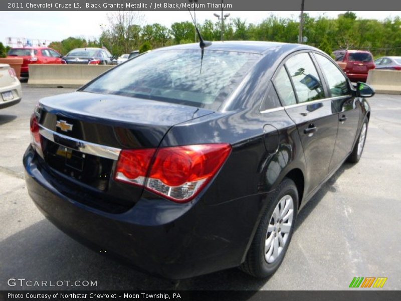 Black Granite Metallic / Jet Black/Medium Titanium 2011 Chevrolet Cruze LS