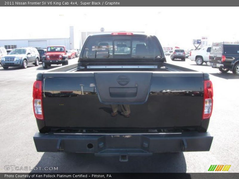 Super Black / Graphite 2011 Nissan Frontier SV V6 King Cab 4x4