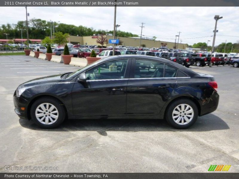 Black Granite Metallic / Jet Black/Medium Titanium 2011 Chevrolet Cruze LS