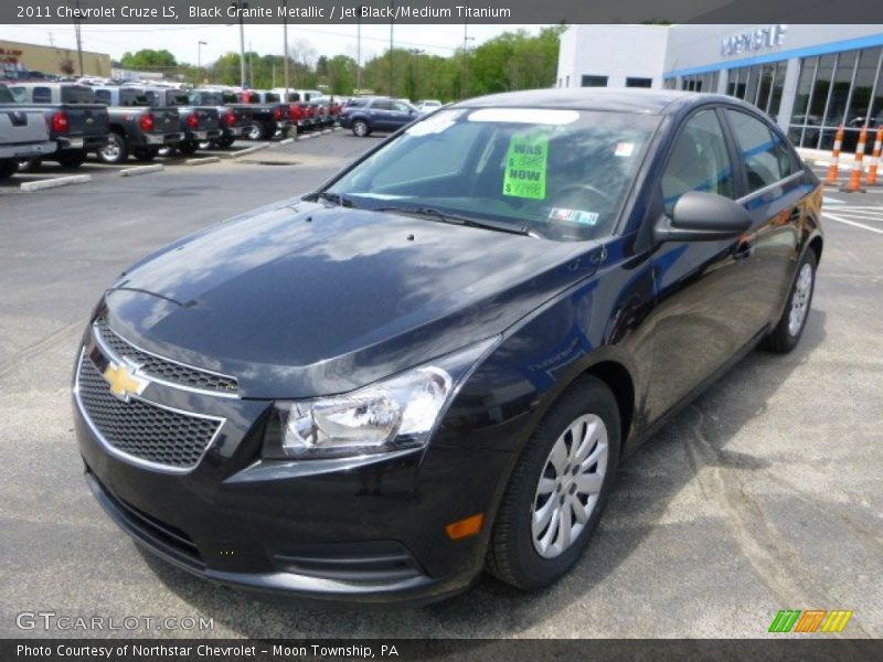 Black Granite Metallic / Jet Black/Medium Titanium 2011 Chevrolet Cruze LS