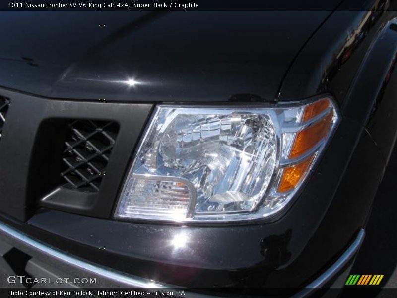 Super Black / Graphite 2011 Nissan Frontier SV V6 King Cab 4x4