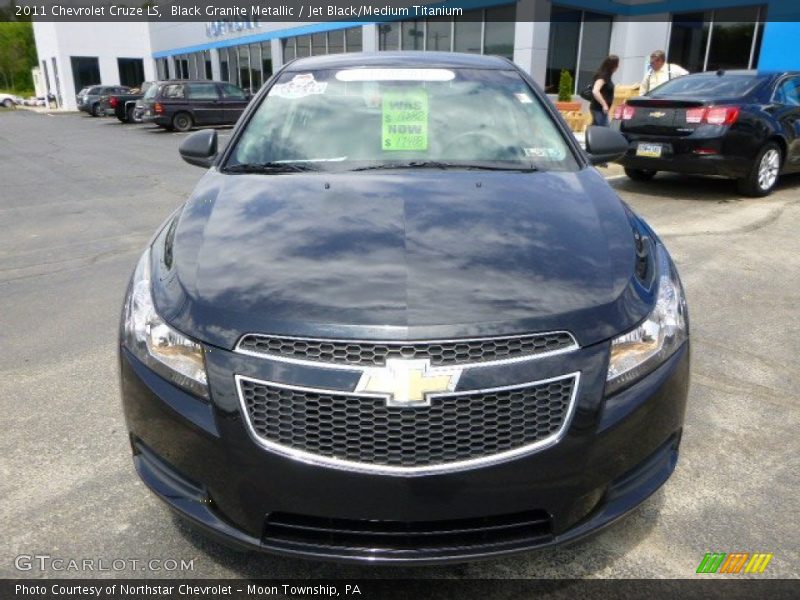 Black Granite Metallic / Jet Black/Medium Titanium 2011 Chevrolet Cruze LS