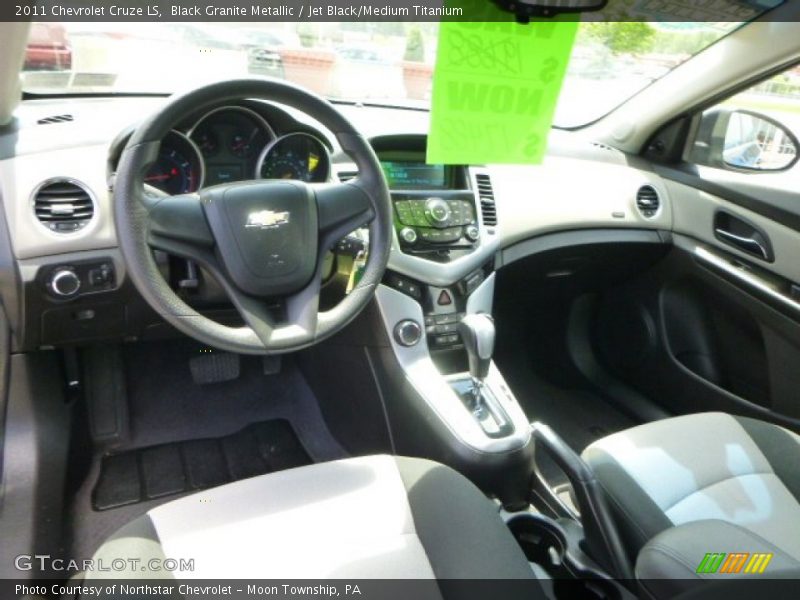 Black Granite Metallic / Jet Black/Medium Titanium 2011 Chevrolet Cruze LS