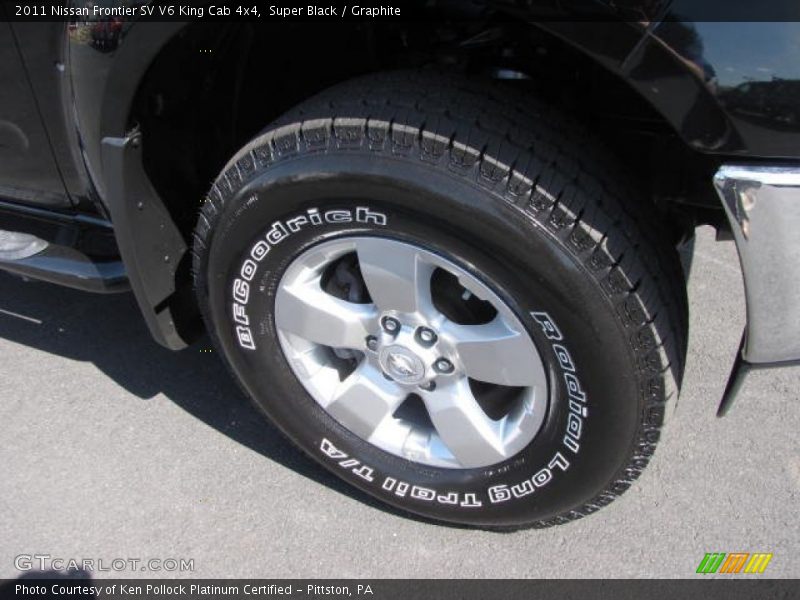 Super Black / Graphite 2011 Nissan Frontier SV V6 King Cab 4x4