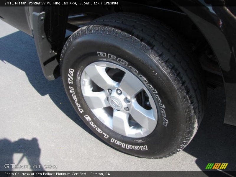 Super Black / Graphite 2011 Nissan Frontier SV V6 King Cab 4x4