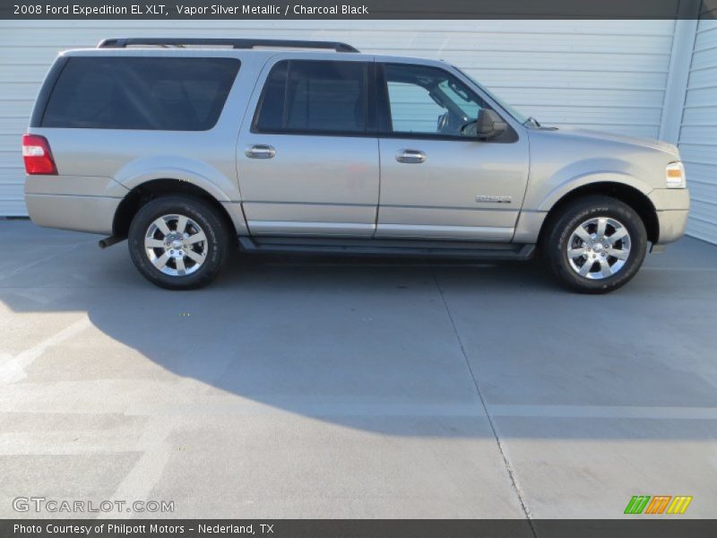 Vapor Silver Metallic / Charcoal Black 2008 Ford Expedition EL XLT